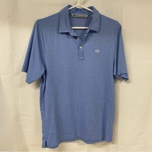 TravisMathew Light Blue Polo Shirt Men’s Golf Casual Polo Small